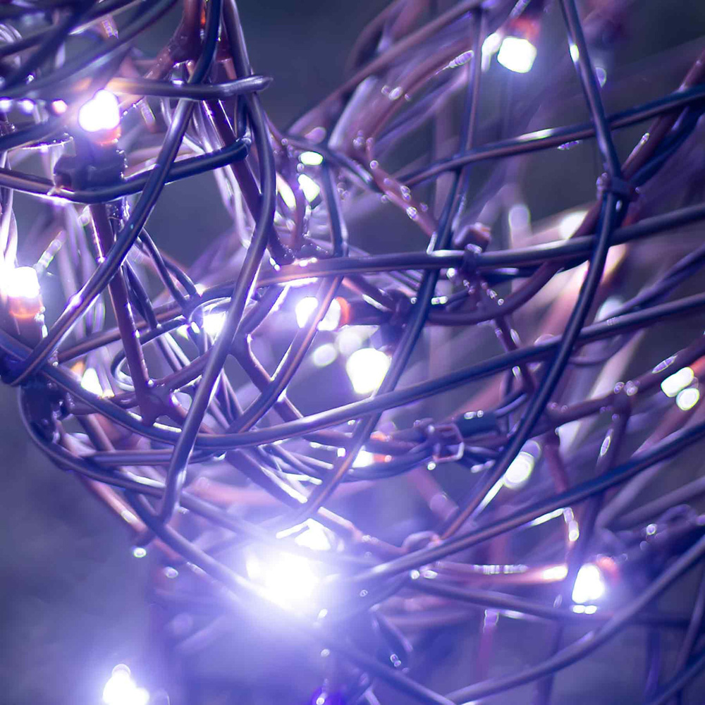 The Christmas Centre 230 LED Brown Wicker Light-Up Stag Reindeer 4ft Image 5