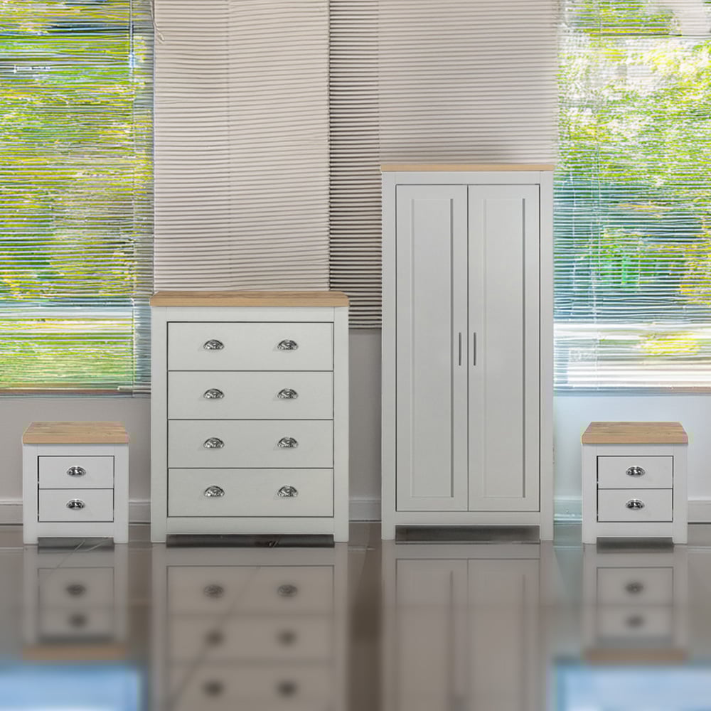 Birlea Highgate Grey 4 Piece Bedroom Furniture Set Image 1