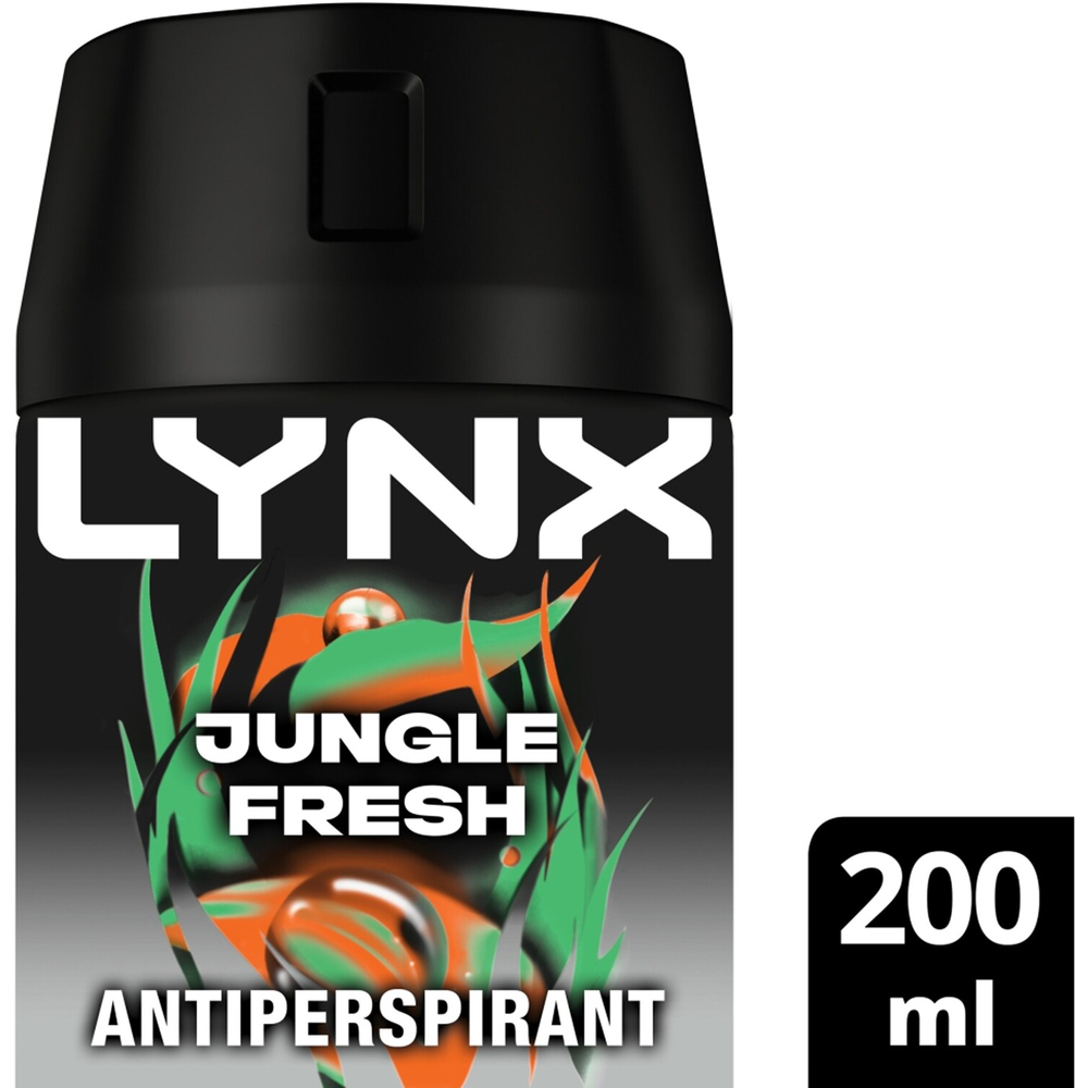 Lynx Anti Perspirant Deodorant Spray 200ml Jungle Fresh Image 3