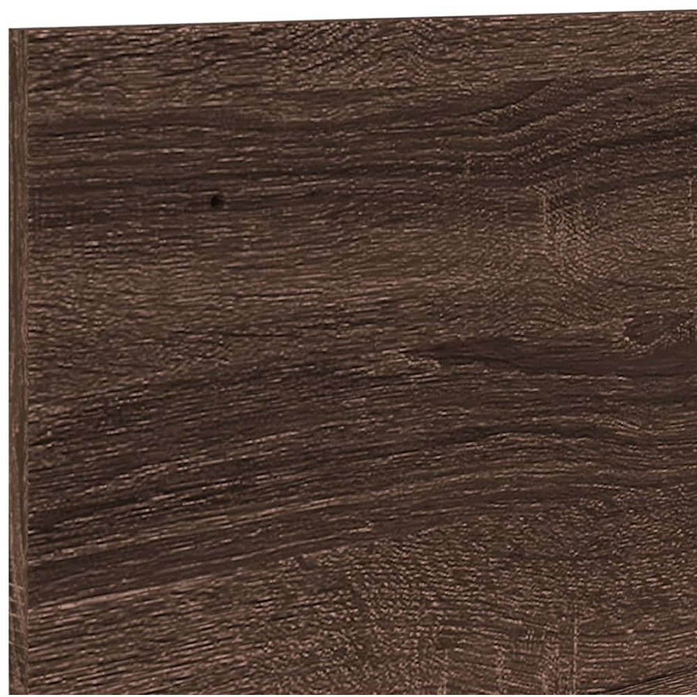 vidaXL 70 x 16.5 x 30cm Brown Wall Shelf Image 6