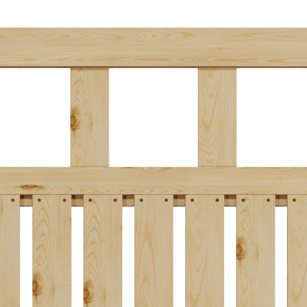 Outdoor Minimalist Nature Wooden Straight-Corner Garden Fence Door, 120 x 76 x 2.5cm Image 6