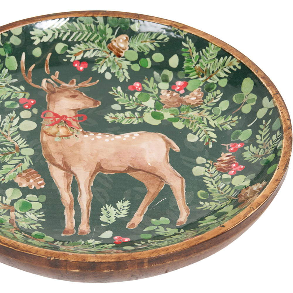 Forest Deer Wooden Dish Image 3