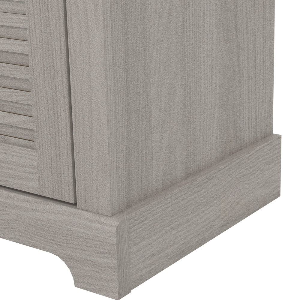 GFW Salcombe 2 Door Single Drawer Warm Grey Oak Compact Sideboard Image 6