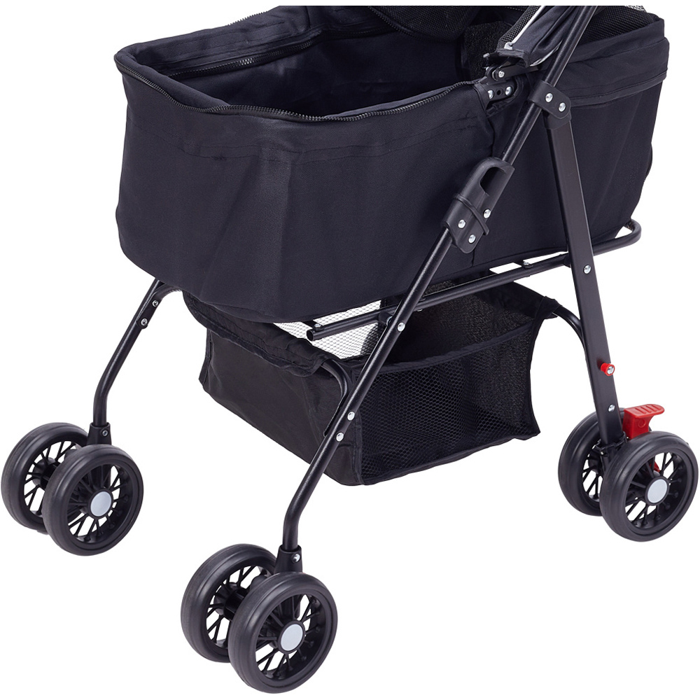 H&O Direct Detachable Black Pet Stroller Image 3