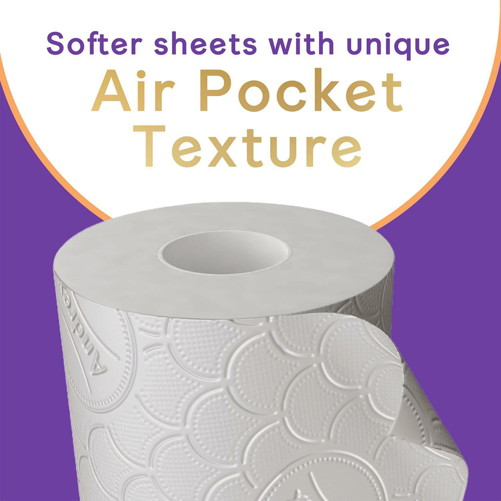 Andrex Supreme Quilts Fragrance Free Toilet Tissue 48 Rolls 3 Ply Image 6