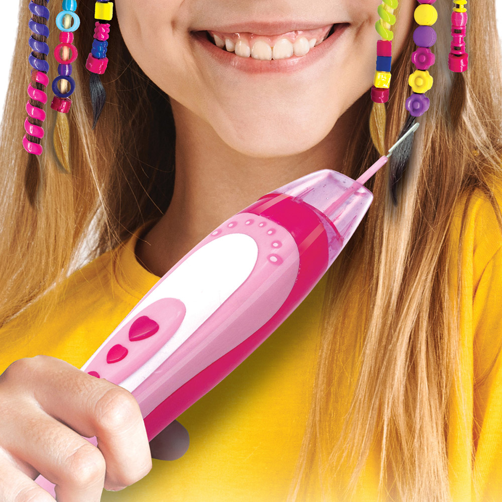 Small World Toys Kids Handheld Hair Beader   Image 3
