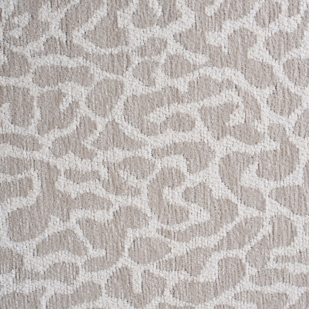 Living and Home Light Brown Linen Leopard Print Storage Ottoman Image 6