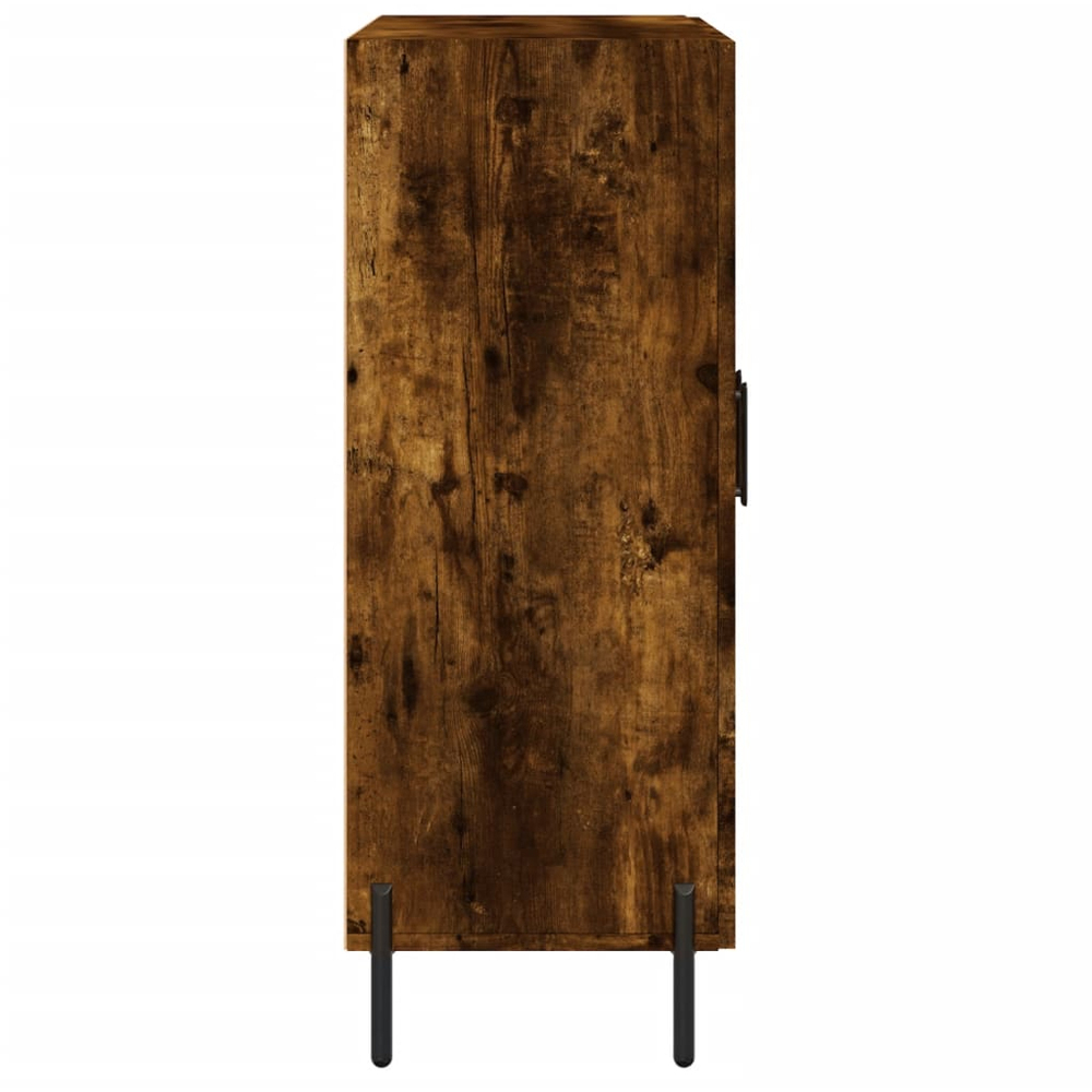 vidaXL 2 Door Smoked Oak Sideboard Image 7