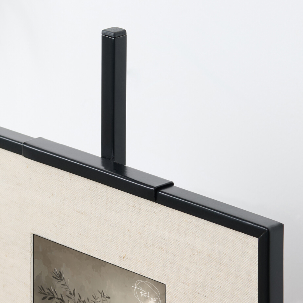 Standing Wide Mount Photo Frame Black 6 x 4 inch Image 6