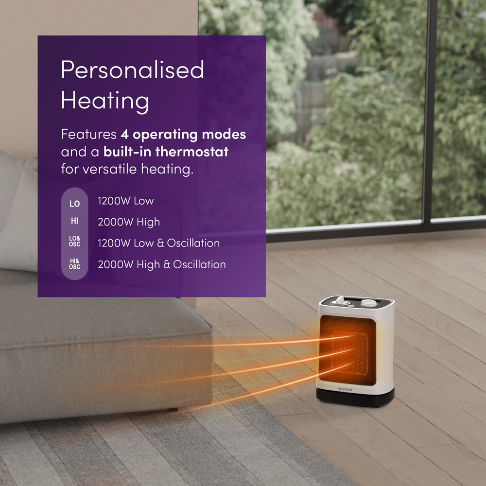 Emperial Mini Fan Heater 2000W Image 6