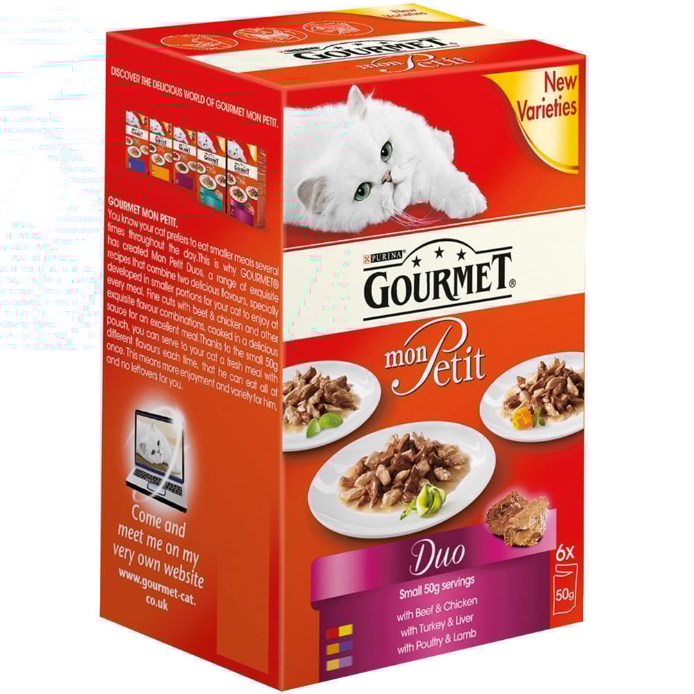Gourmet Mon Petit Fish Cat Food 50g 6 Pack Image 1