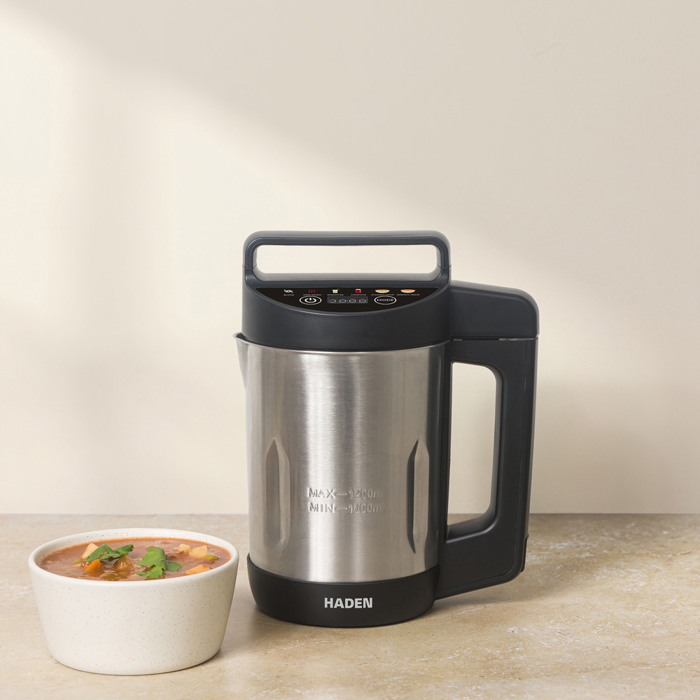 Haden 215376 Black 1.2L Digital Soup Maker Image 2