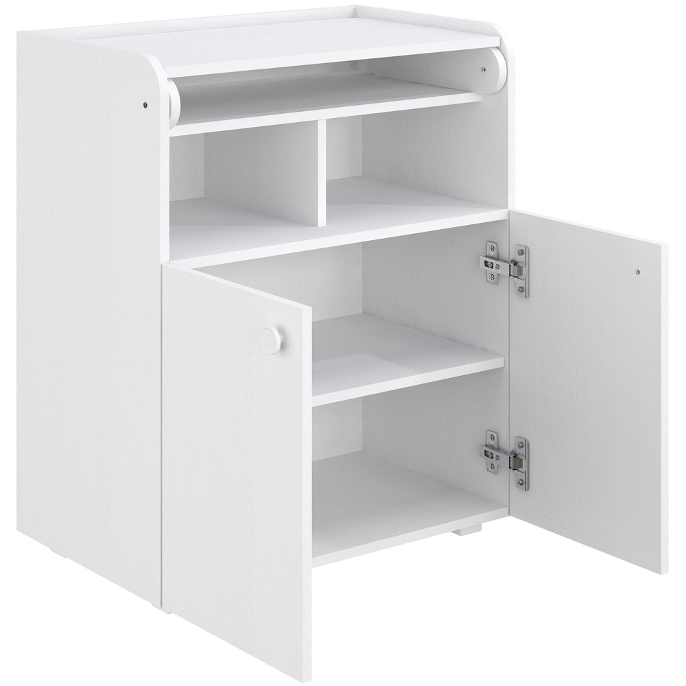 Shefa 700 2 Door 2 Shelf White Kids Changing Unit Image 4