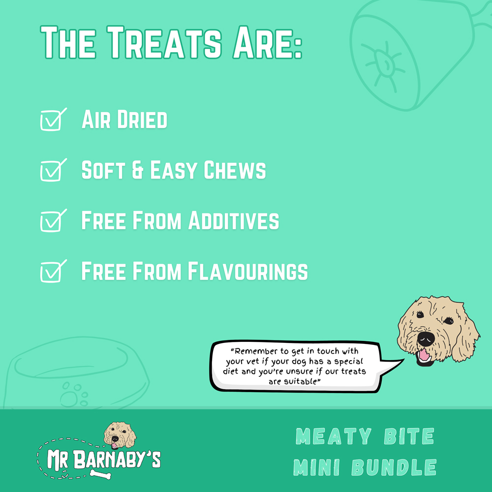Mr Barnaby's Meaty Bite Mini Dog Treats Bundle 2 Pack Image 3