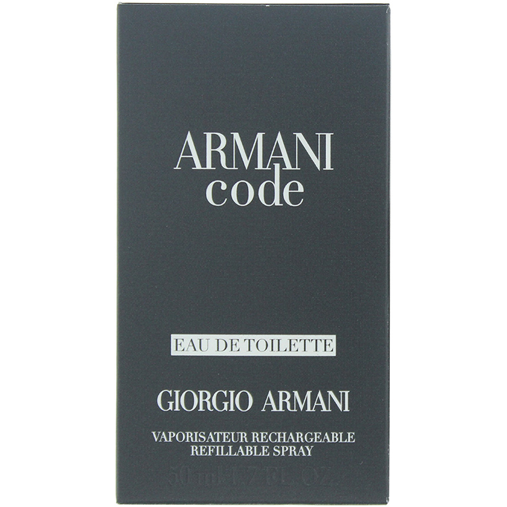Giorgio Armani Code Pour Homme Eau de Toilette 50ml Image 3