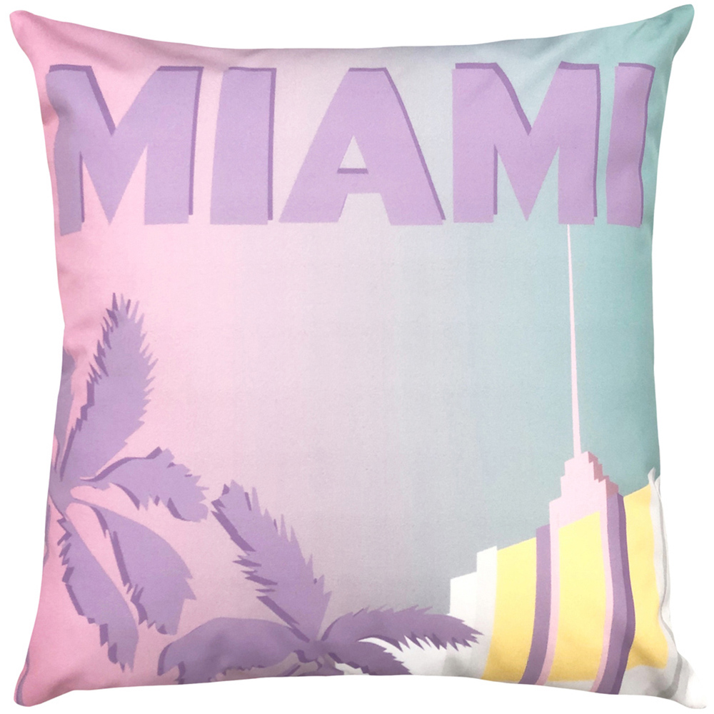 furn. Miami Multicolour UV and Water Resistant Outdoor Cushion Image 1