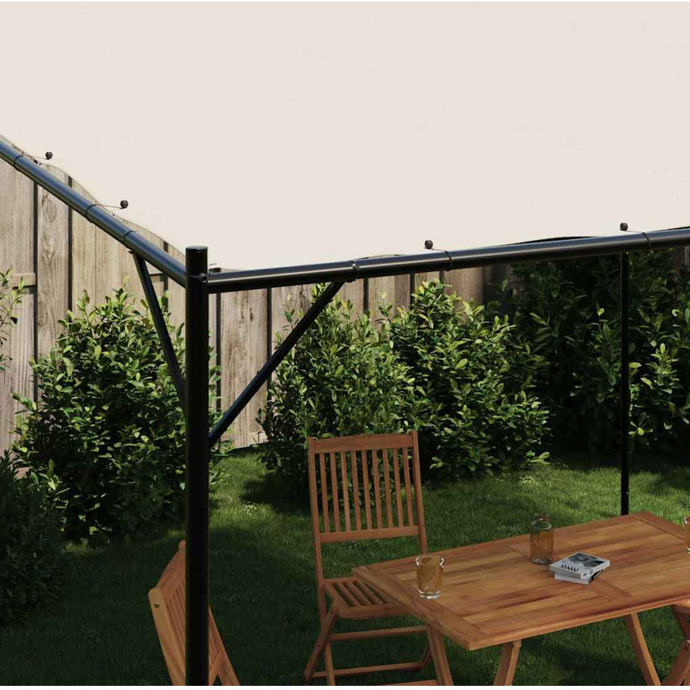 vidaXL 4 x 4m White Waterproof Gazebo Image 3