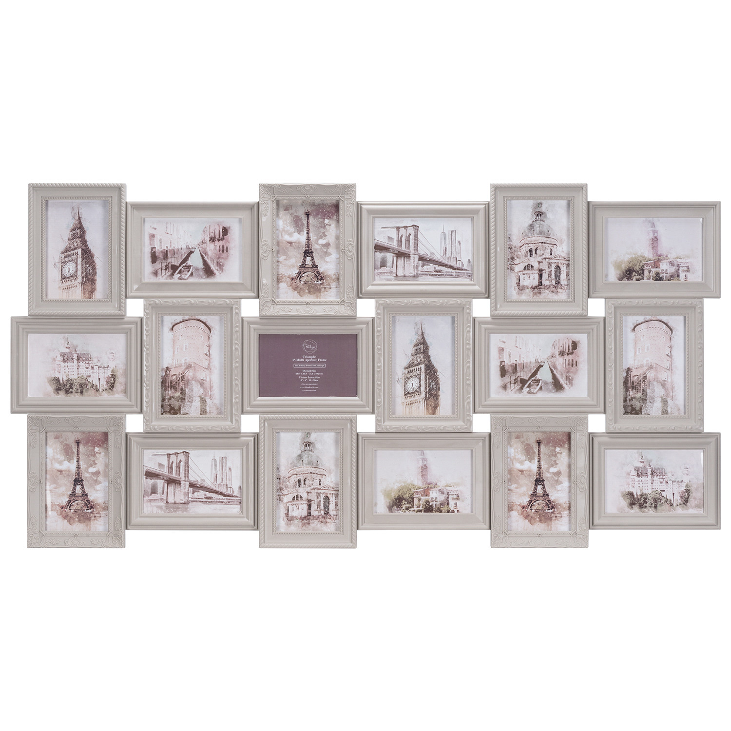 The Port. Co Gallery Triomphe 18 Multi Aperture Photo Frame Image 1