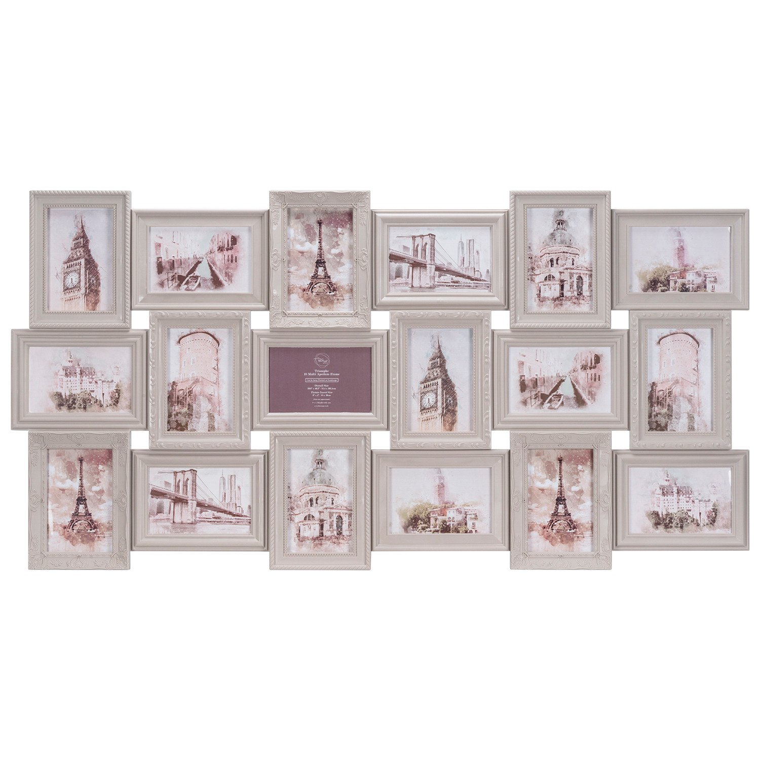 The Port. Co Gallery Triomphe 18 Multi Aperture Photo Frame Image 1