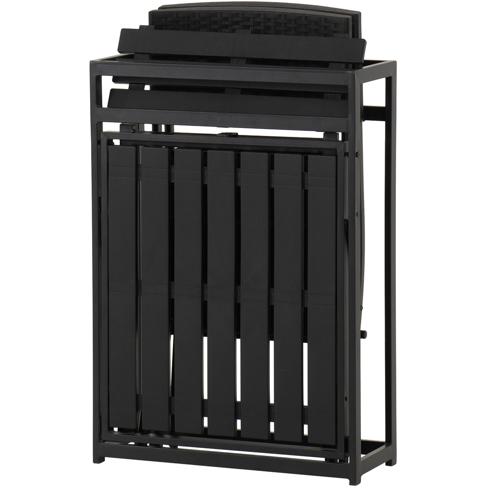 Seconique 3 Piece Black Foldaway Garden Set Image 5