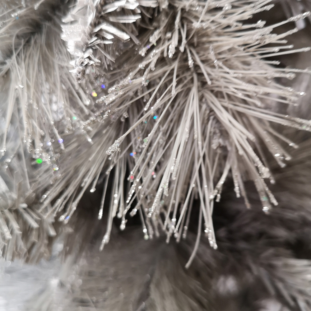 Premier Silver Wrapped PVC Branches Indoor Christmas Tree Arch 7.5ft Image 7