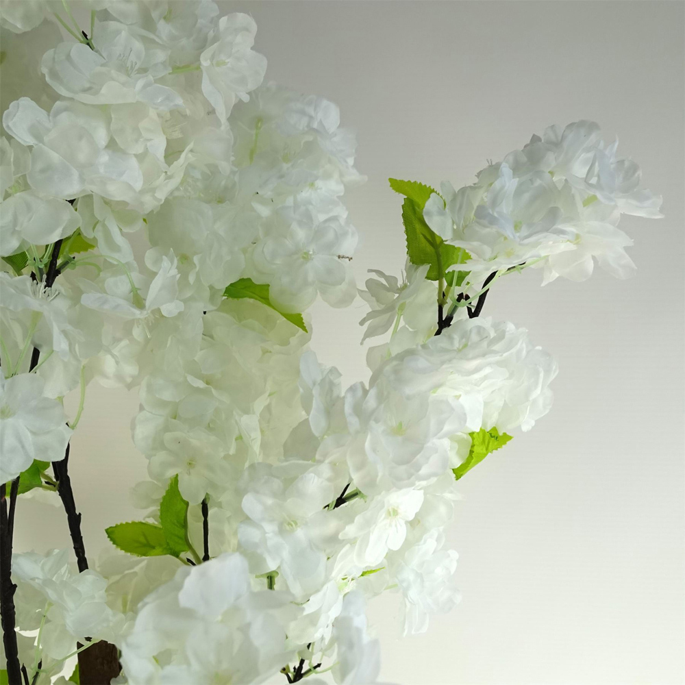 Botanik White Blossom Artificial Tree in Pot 5ft Image 4