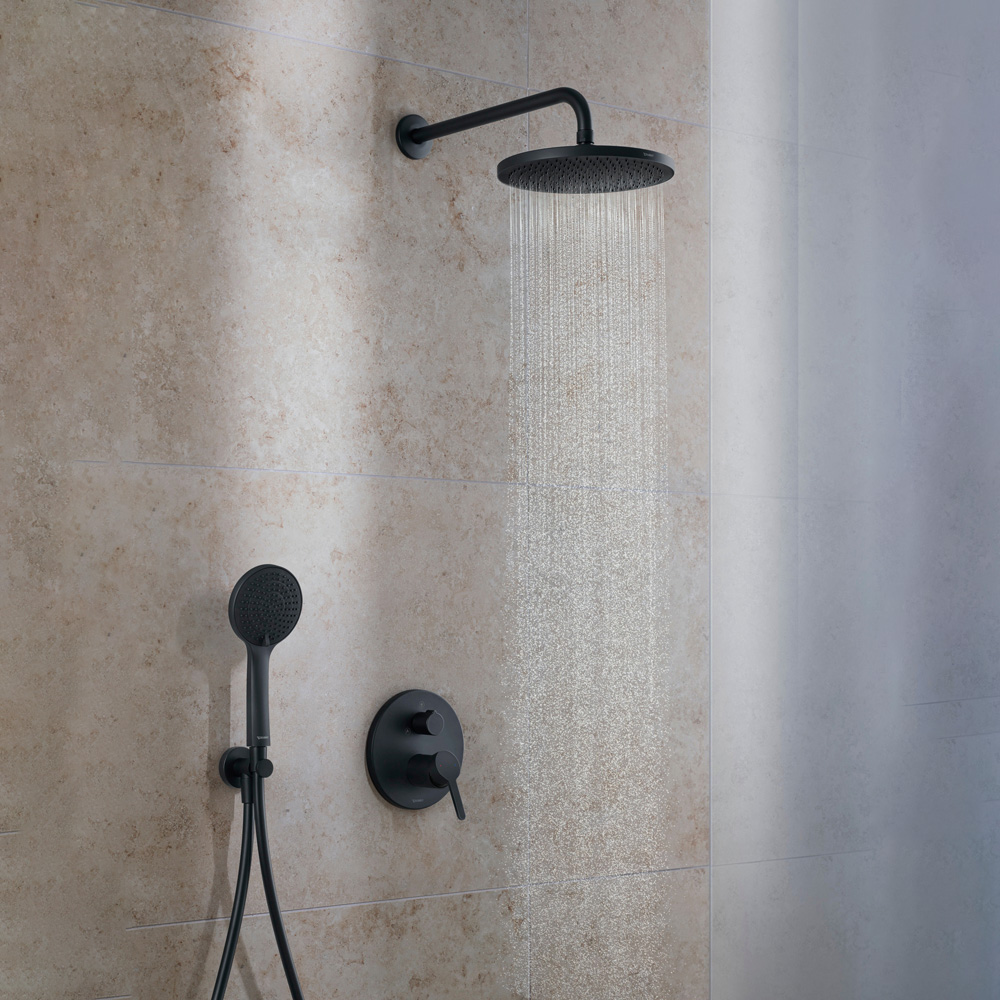 Duravit Matt Black Shower Hose 1800mm Image 3