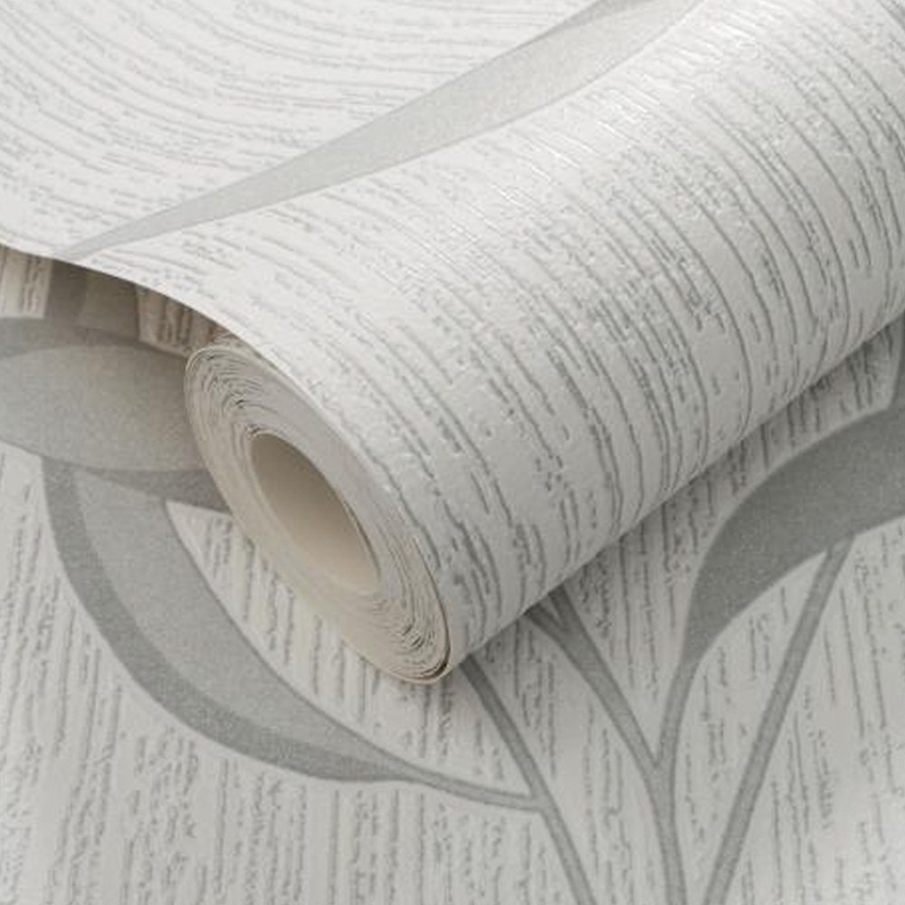 Erismann Fleur Floral Trail Sparkle Teal Wallpaper Image 2