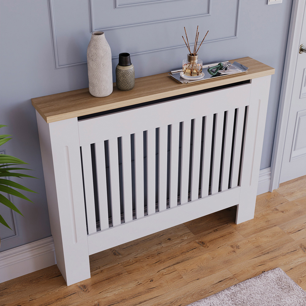 VIDA DESIGNS Arlington White Radiator Cover Medium Image 6