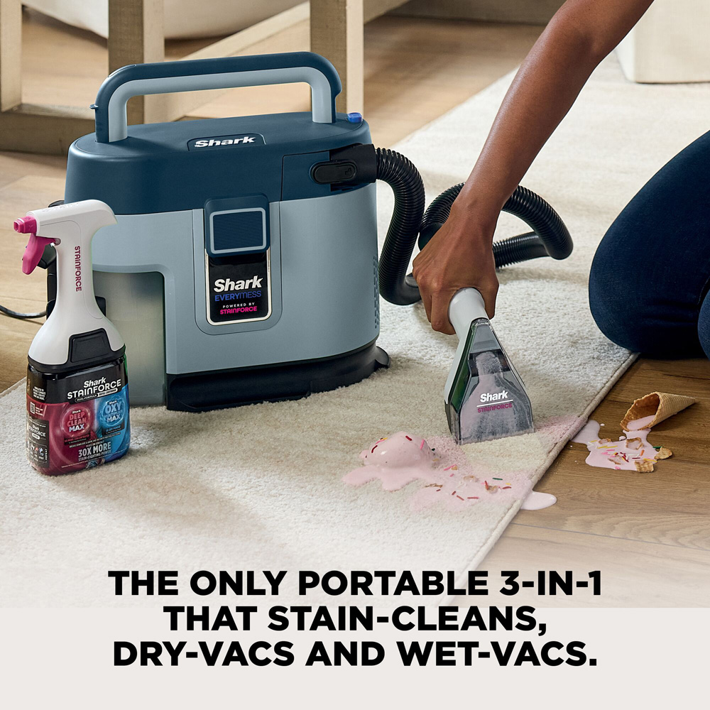 Shark EveryMess VX110UK 3-in-1 Blue Portable Wet and Dry Vacuum Cleaner Image 3