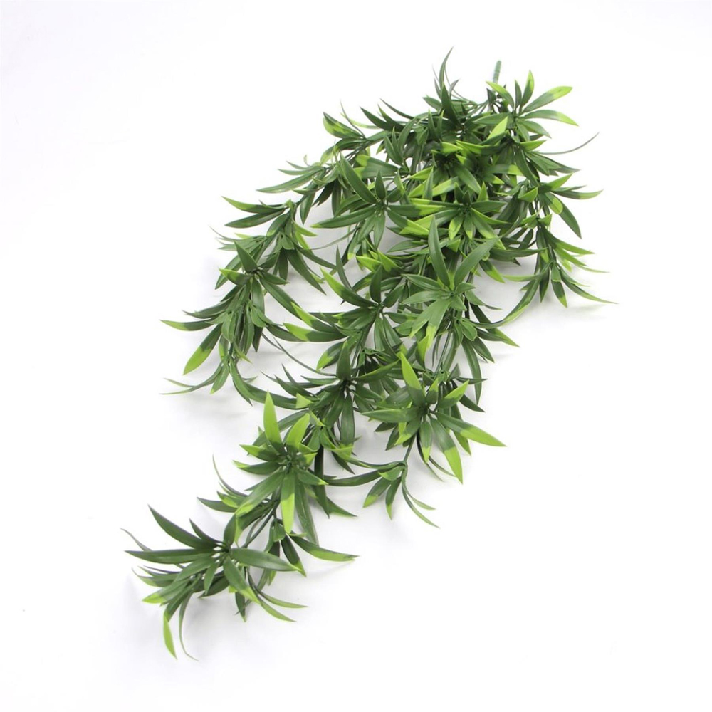 Leaf Fronded Thyme Hanging Artificial Plant 2ft Image 2