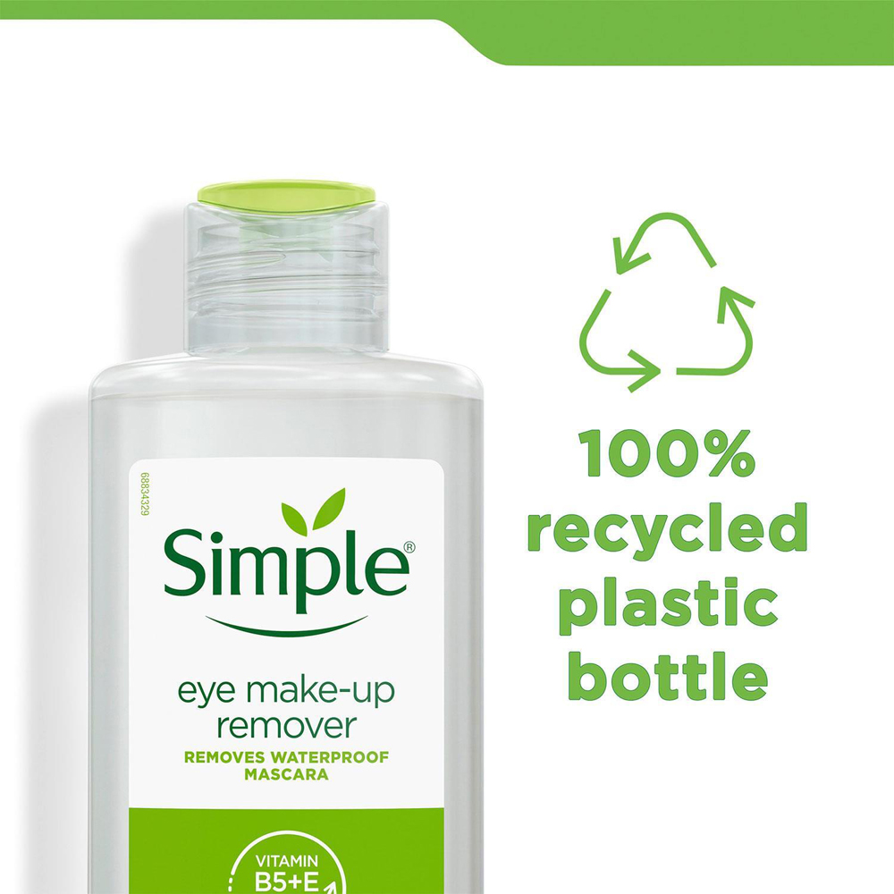 Simple Kind to Skin Eye Make Up Remover 125ml 3 Pack Image 5