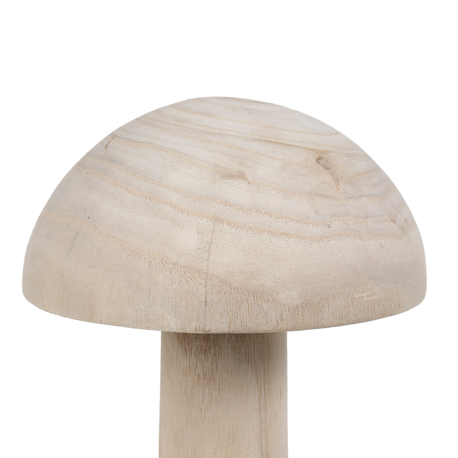 Wooden Mushroom Ornament - Natural Image 2