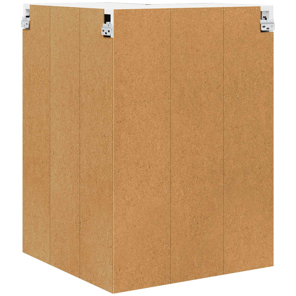vidaXL 2 Door Smoked Oak Kitchen Wall Corner Cabinet Image 8