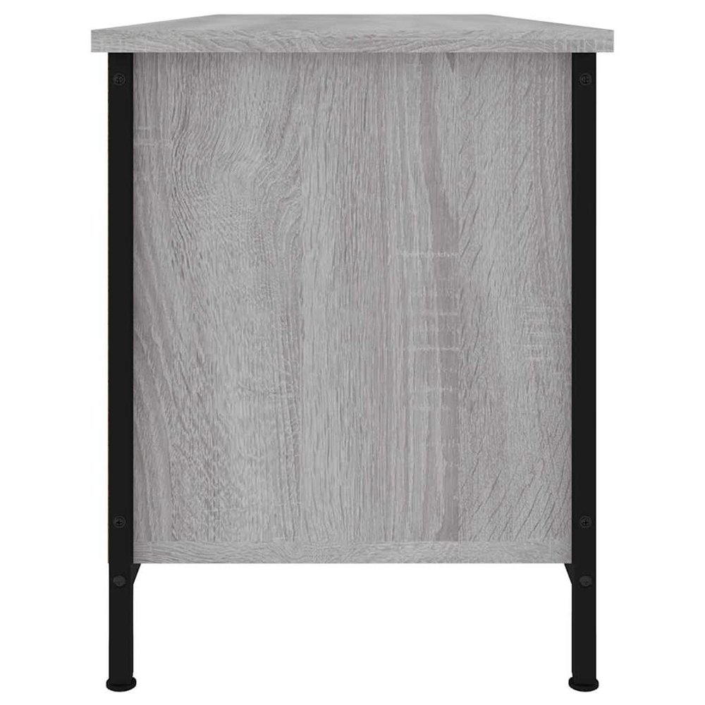 vidaXL 4 Shelf Grey Sonoma TV Cabinet Image 6