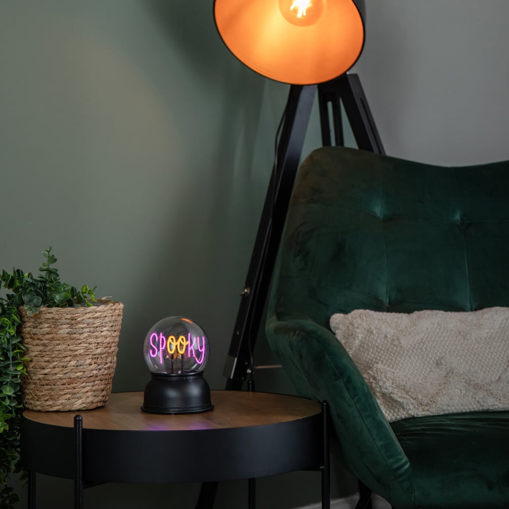 Samuel Alexander LED Battery Operated Spooky Globe Halloween Decoration 14cm Image 8