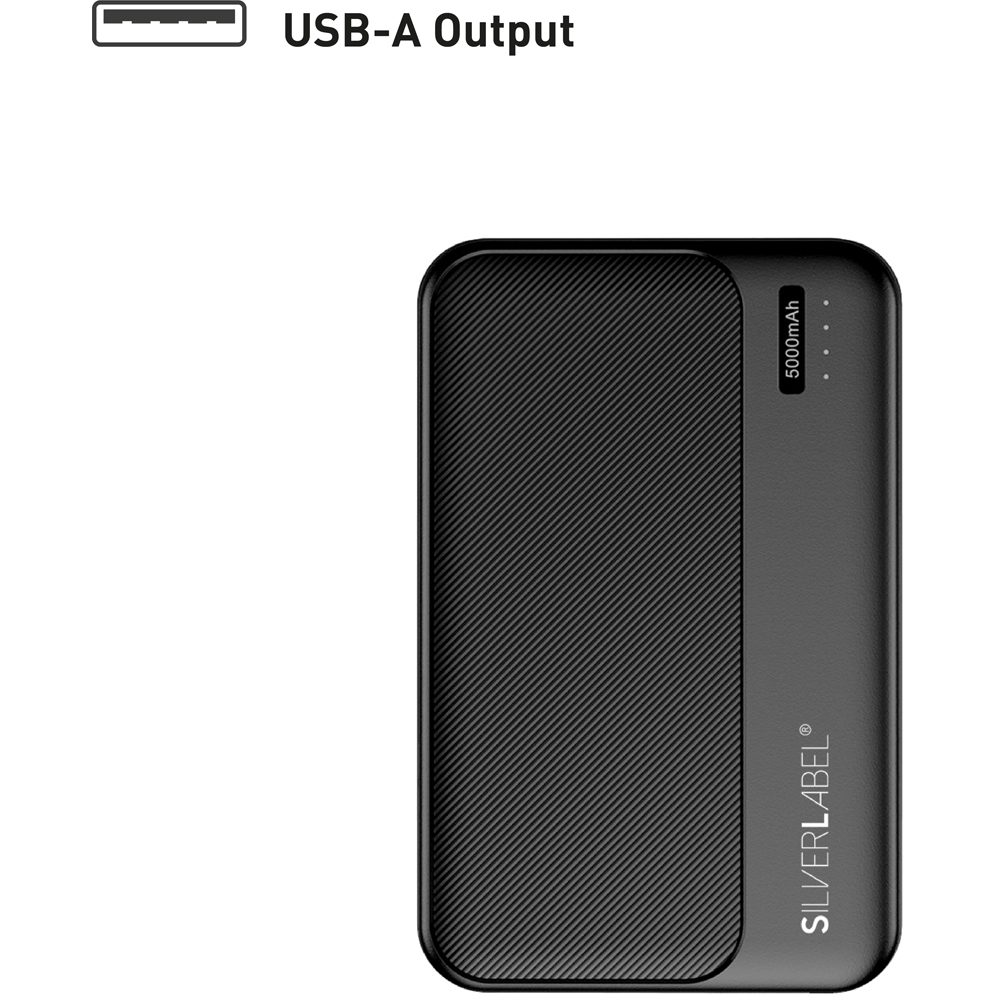 SilverLabel E71022250 Black Power Bank 5000mAh Image 6