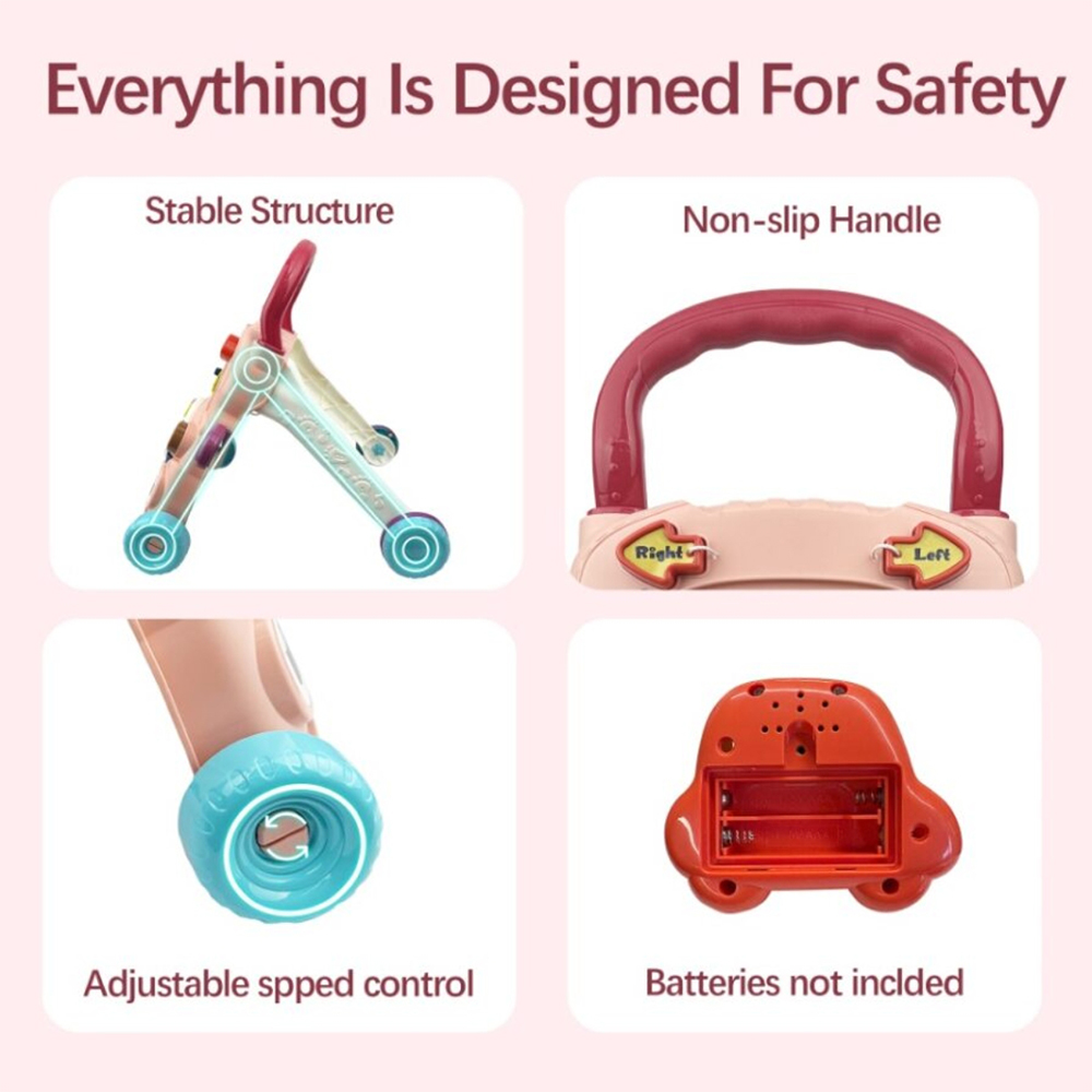 Alivio Kids Pink Magical Activity Walker Image 6