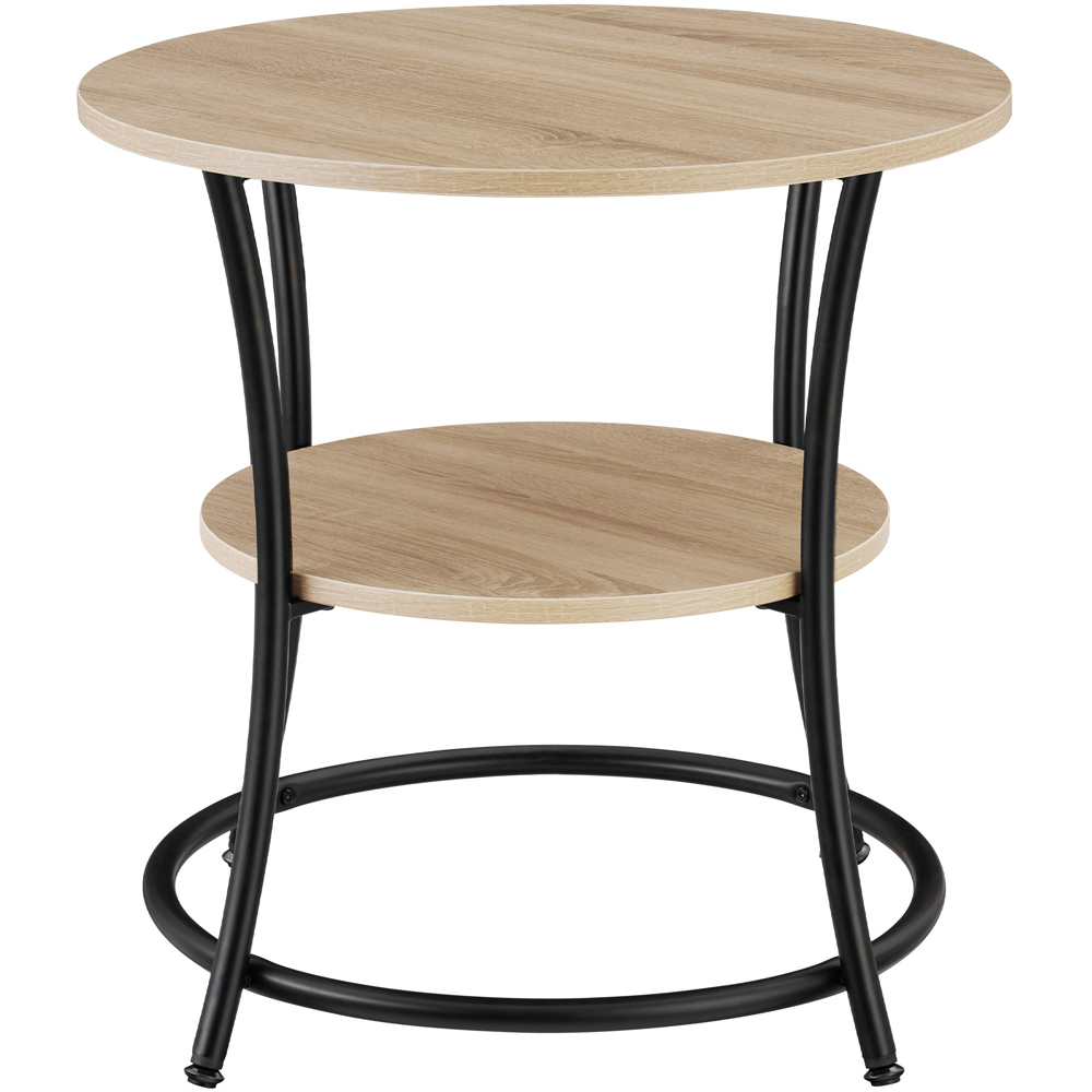 tectake Saint Louis Single Shelf Bedside Table Image 3