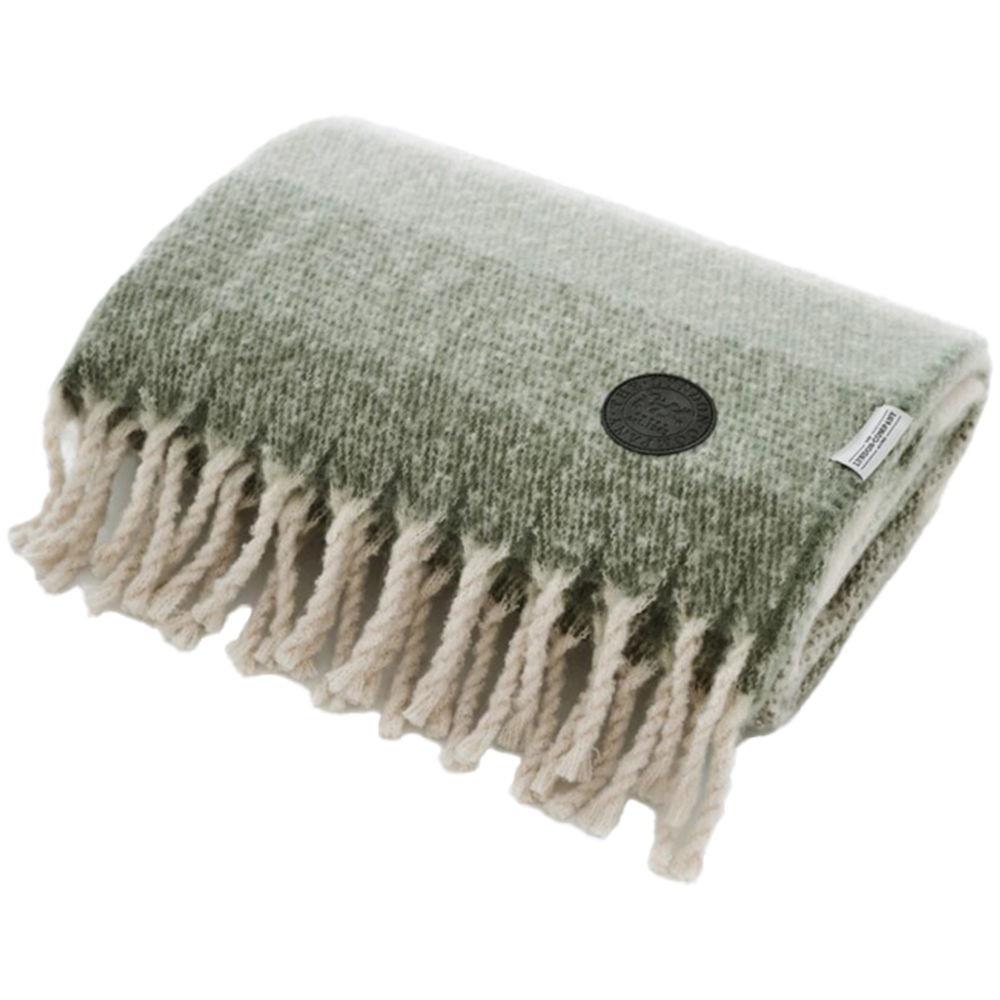 Deyongs Rossendale Green Throw 130 x 170cm Image 1