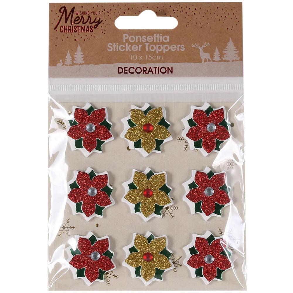 Pack of Nine Ponseitta Sticker Toppers Image