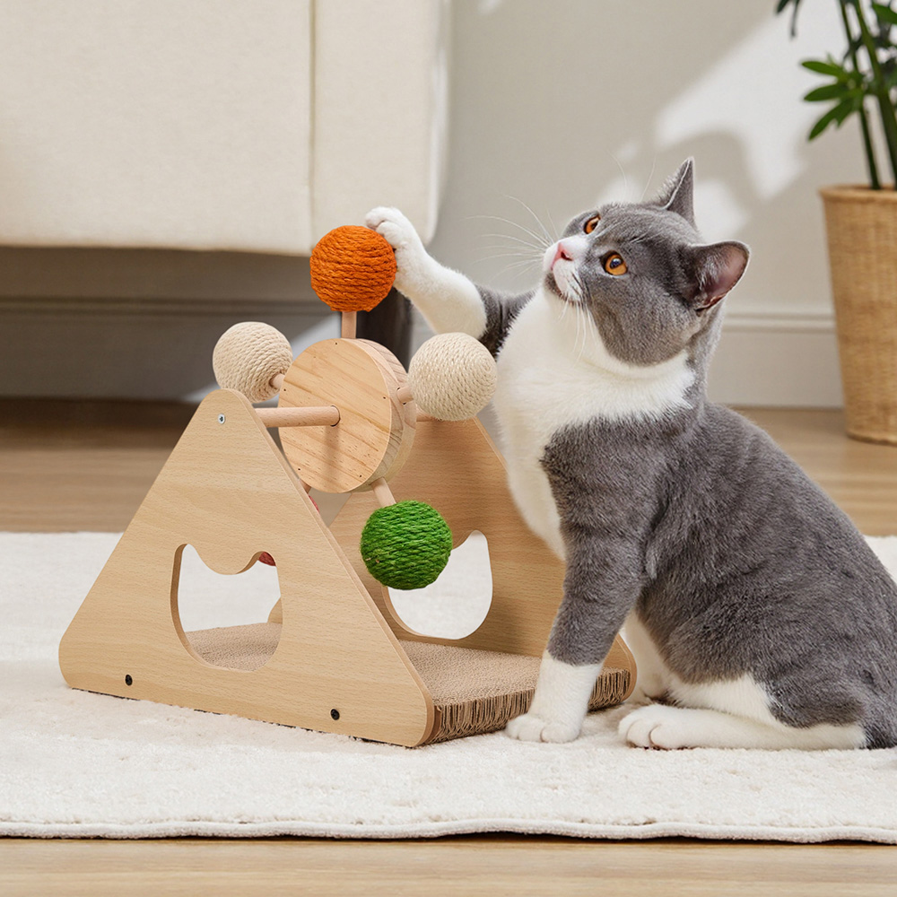 H&O Direct Ferris Wheel Corrugated Paper Cat Scratcher Image 2