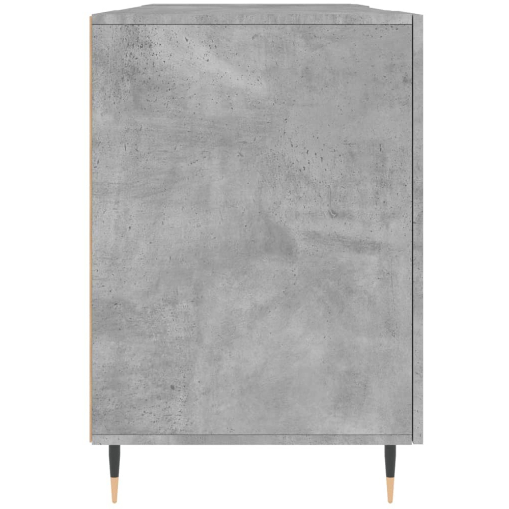 vidaXL 2 Door Computer Desk Concrete Grey Image 7