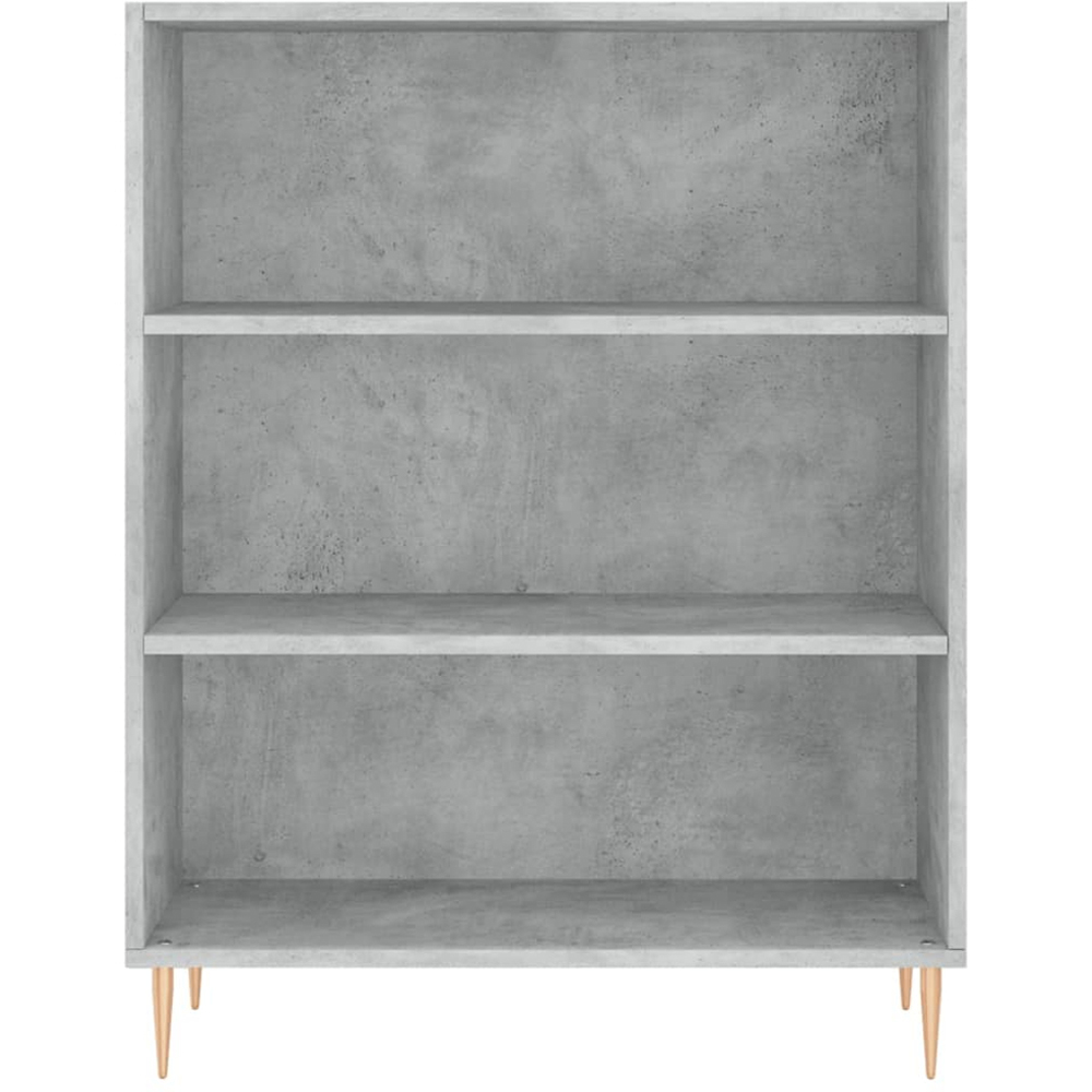 vidaXL 6 Shelf Concrete Grey Highboard Image 5