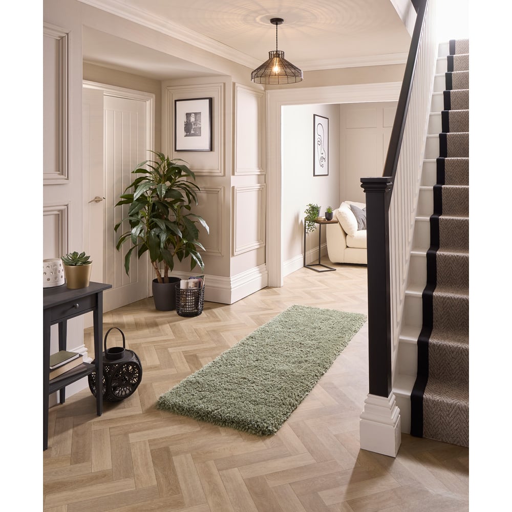 Origins Chicago Sage Green Rug 67 x 200cm Image 2