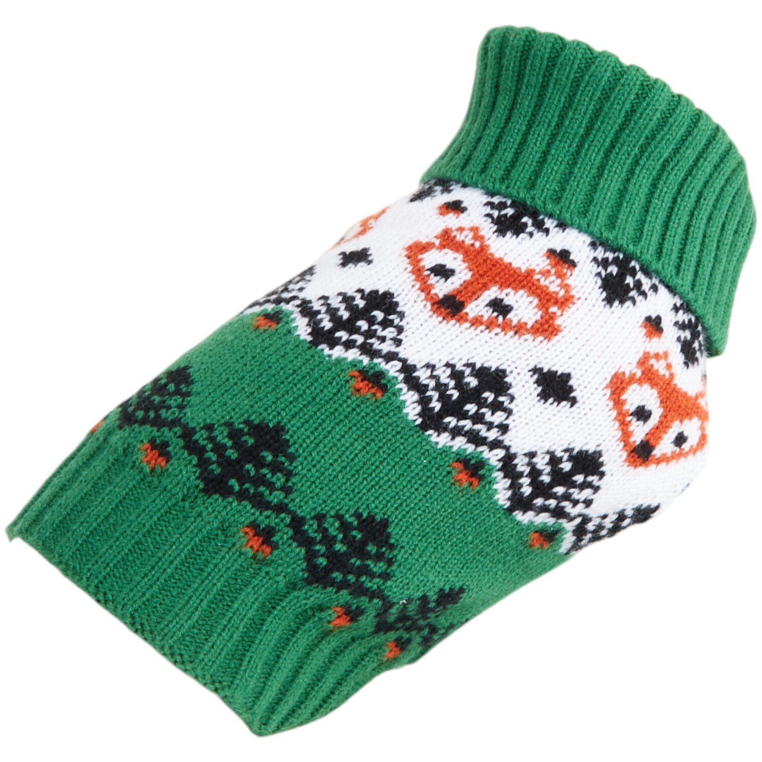 Woodland Dog Jumper Red 34cm Image 4