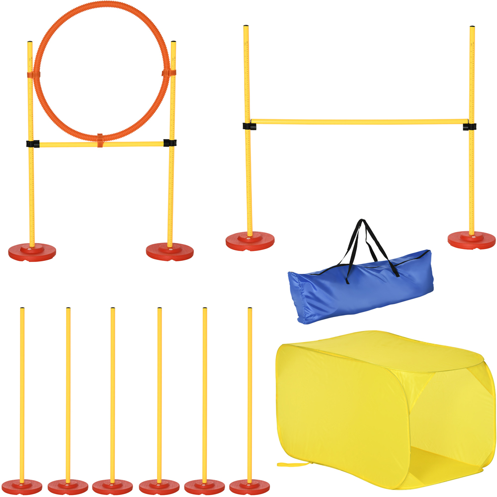 PawHut 4 Piece Dog Training Agility Set Image 1