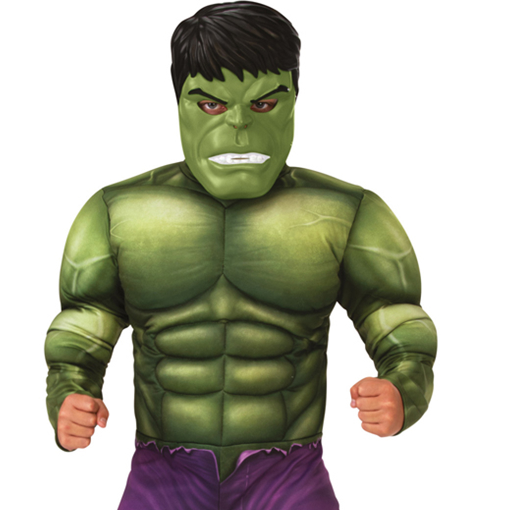 Marvel Hulk Muscle Costume Age 7 to 8 Years Image 2