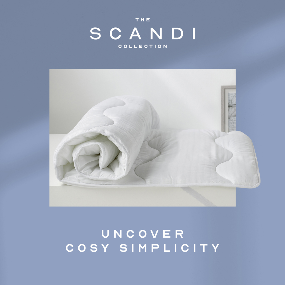 Snuggledown Single Scandinavian Hollowfibre Mattress Topper Image 8