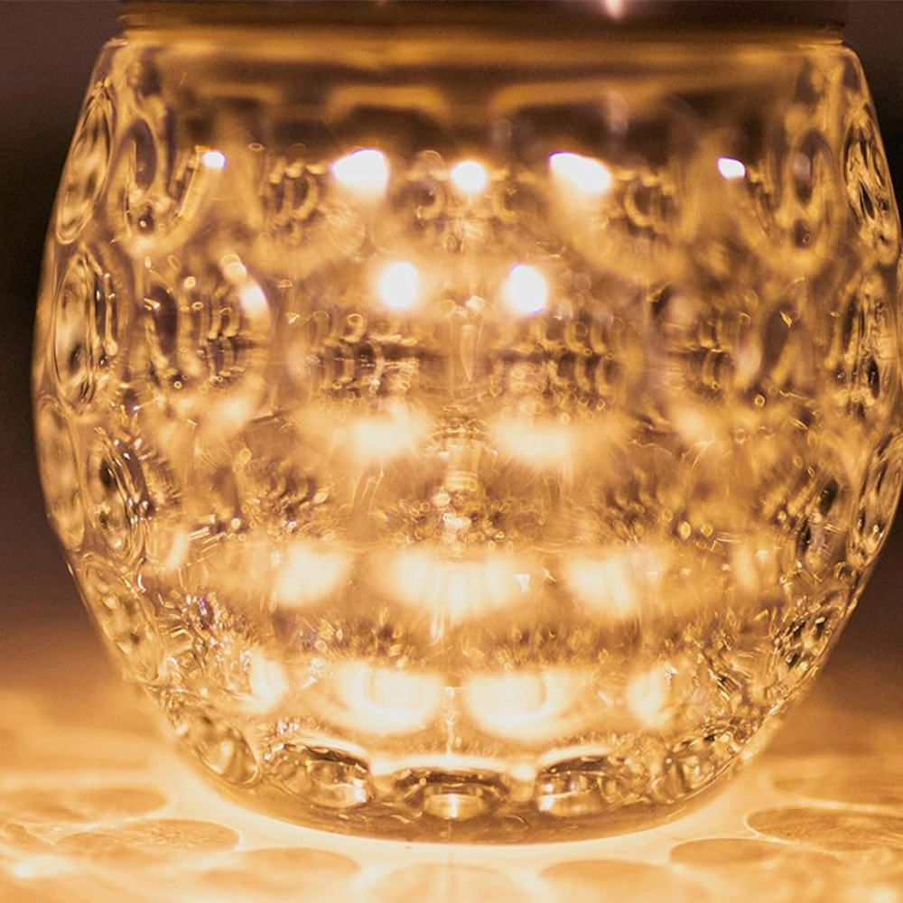 Garden Mile Dimple Jar Solar LED Light 2 Pack Image 5